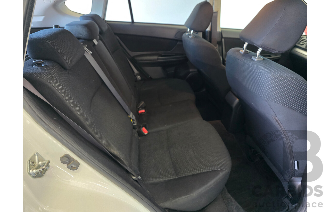 3/2012 Subaru XV 2.0i-L  4d Wagon White 2.0L