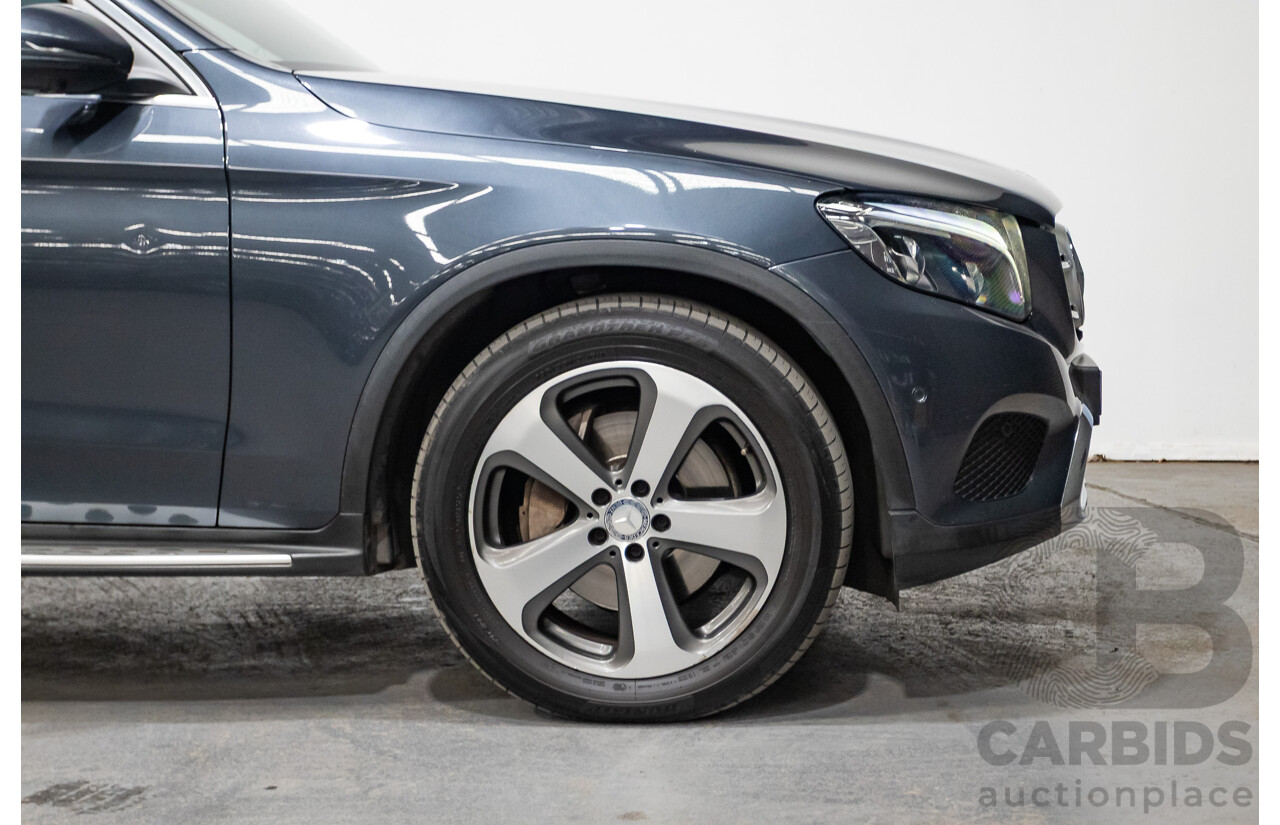 12/2015 Mercedes Benz GLC220d 253 4d Wagon Tenorite Grey Metallic Turbo Diesel 2.1L