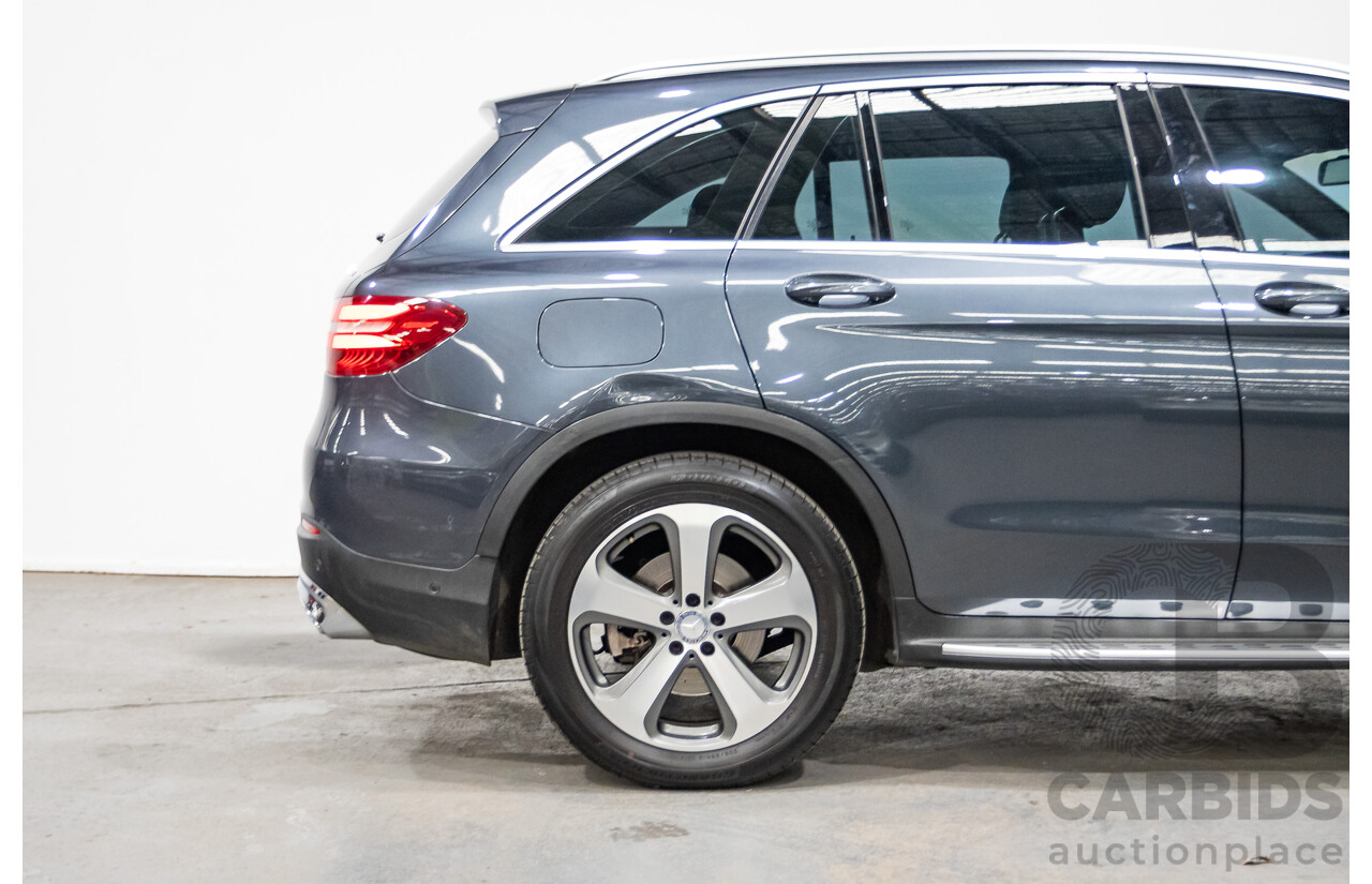 12/2015 Mercedes Benz GLC220d 253 4d Wagon Tenorite Grey Metallic Turbo Diesel 2.1L