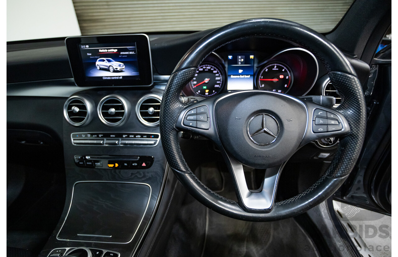 12/2015 Mercedes Benz GLC220d 253 4d Wagon Tenorite Grey Metallic Turbo Diesel 2.1L
