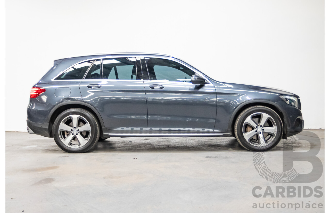 12/2015 Mercedes Benz GLC220d 253 4d Wagon Tenorite Grey Metallic Turbo Diesel 2.1L