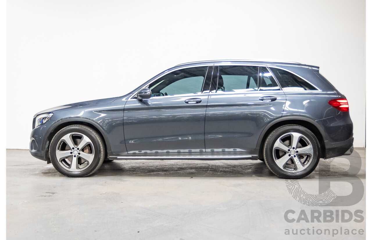 12/2015 Mercedes Benz GLC220d 253 4d Wagon Tenorite Grey Metallic Turbo Diesel 2.1L