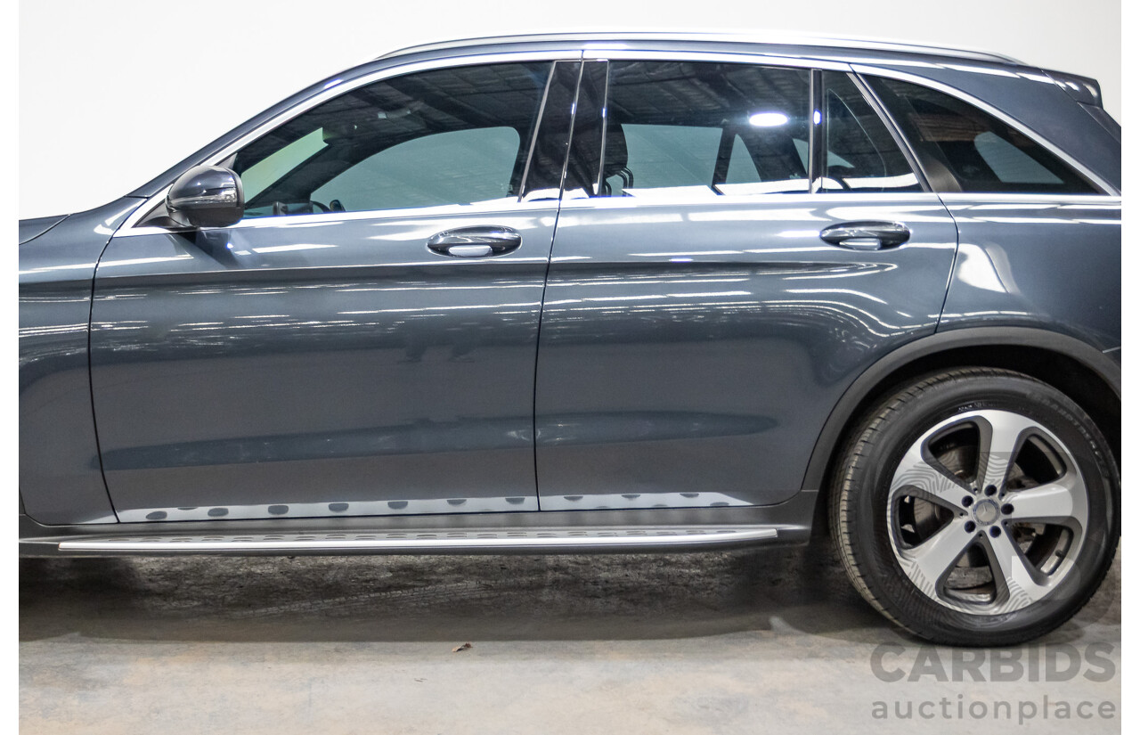 12/2015 Mercedes Benz GLC220d 253 4d Wagon Tenorite Grey Metallic Turbo Diesel 2.1L