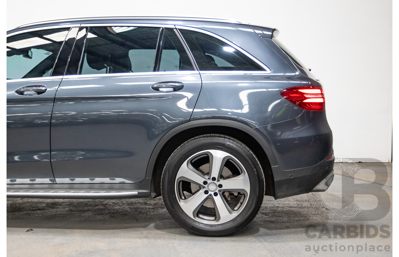 12/2015 Mercedes Benz GLC220d 253 4d Wagon Tenorite Grey Metallic Turbo Diesel 2.1L