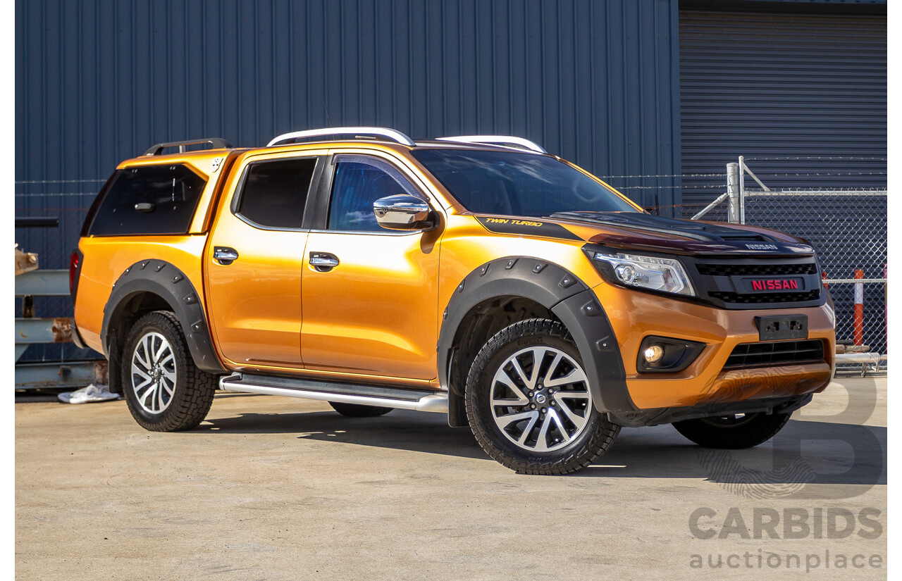 1/2015 Nissan Navara ST-X NP300 D23 4d Dual Cab Utility Hornet Gold Metallic Twin Turbo Diesel 2.3L