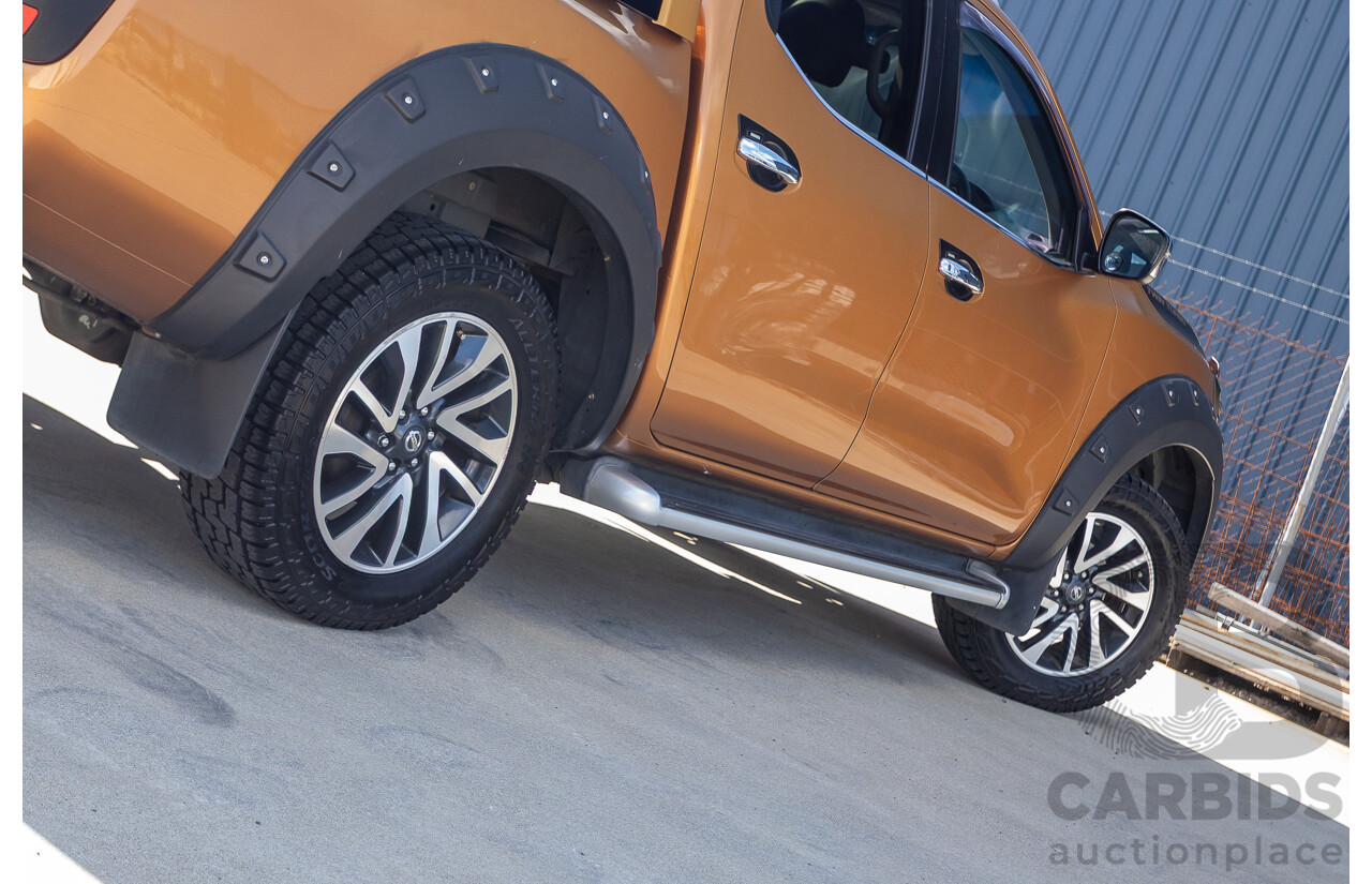 1/2015 Nissan Navara ST-X NP300 D23 4d Dual Cab Utility Hornet Gold Metallic Twin Turbo Diesel 2.3L