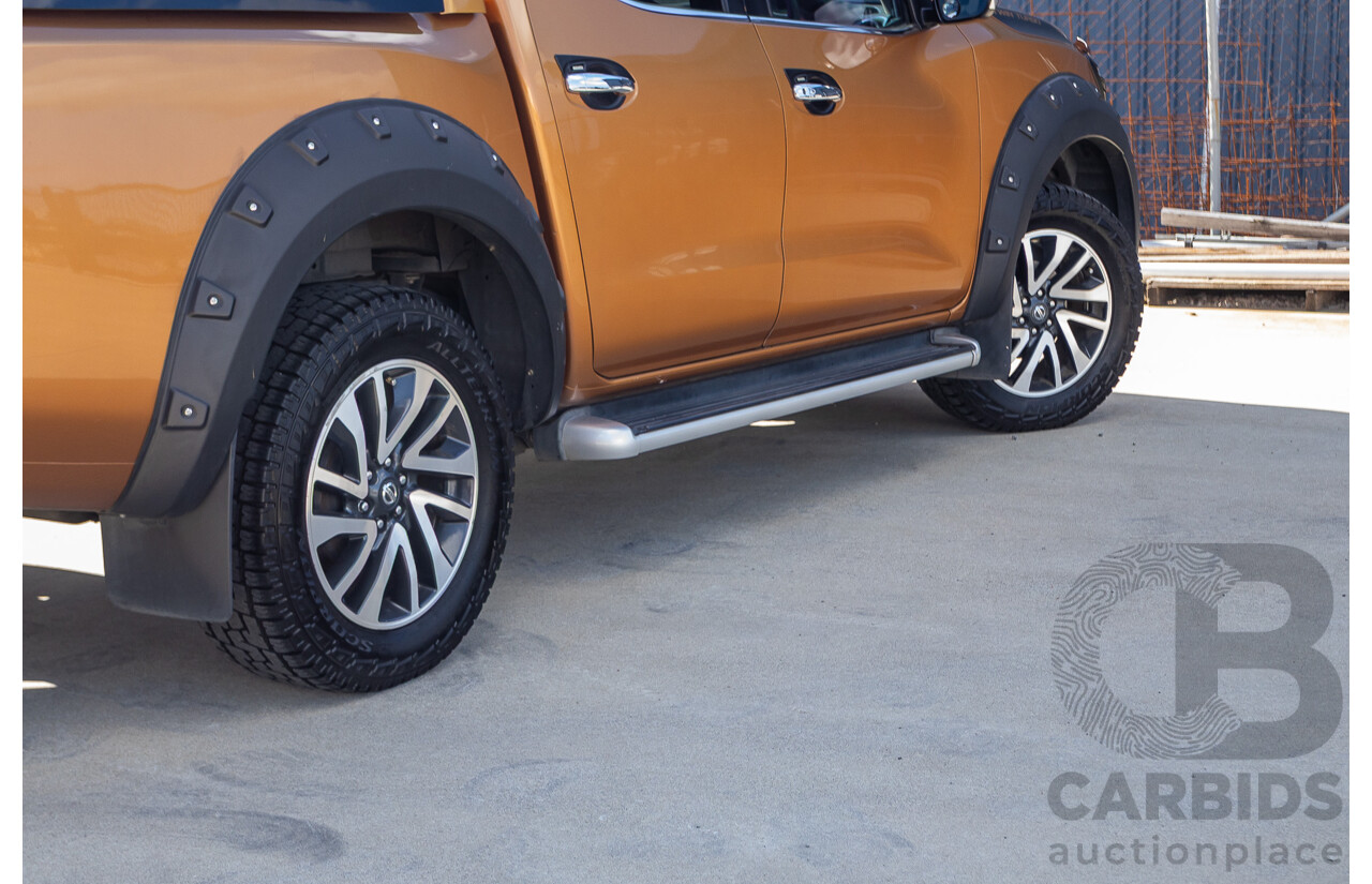 1/2015 Nissan Navara ST-X NP300 D23 4d Dual Cab Utility Hornet Gold Metallic Twin Turbo Diesel 2.3L