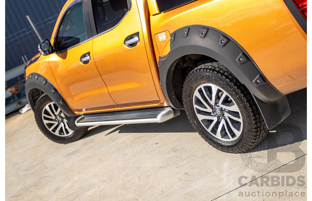 1/2015 Nissan Navara ST-X NP300 D23 4d Dual Cab Utility Hornet Gold Metallic Twin Turbo Diesel 2.3L