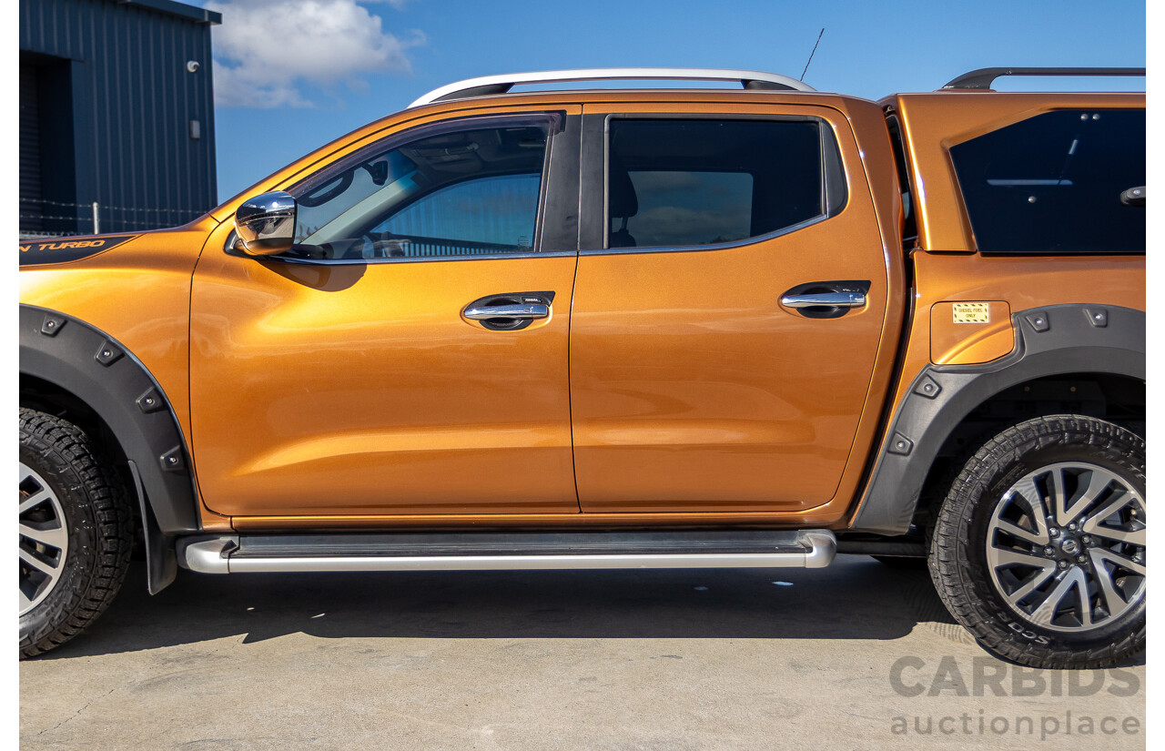1/2015 Nissan Navara ST-X NP300 D23 4d Dual Cab Utility Hornet Gold Metallic Twin Turbo Diesel 2.3L