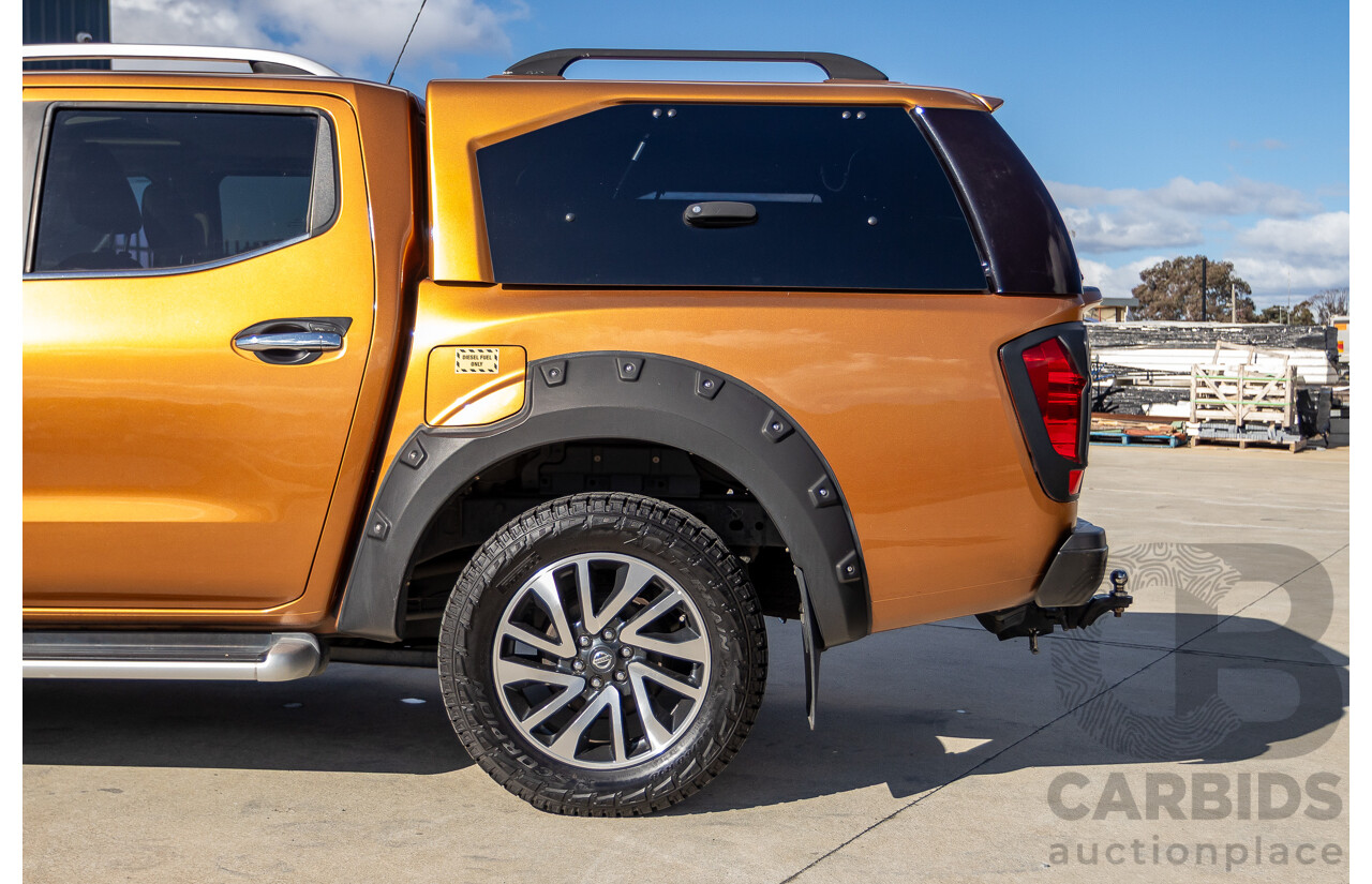 1/2015 Nissan Navara ST-X NP300 D23 4d Dual Cab Utility Hornet Gold Metallic Twin Turbo Diesel 2.3L