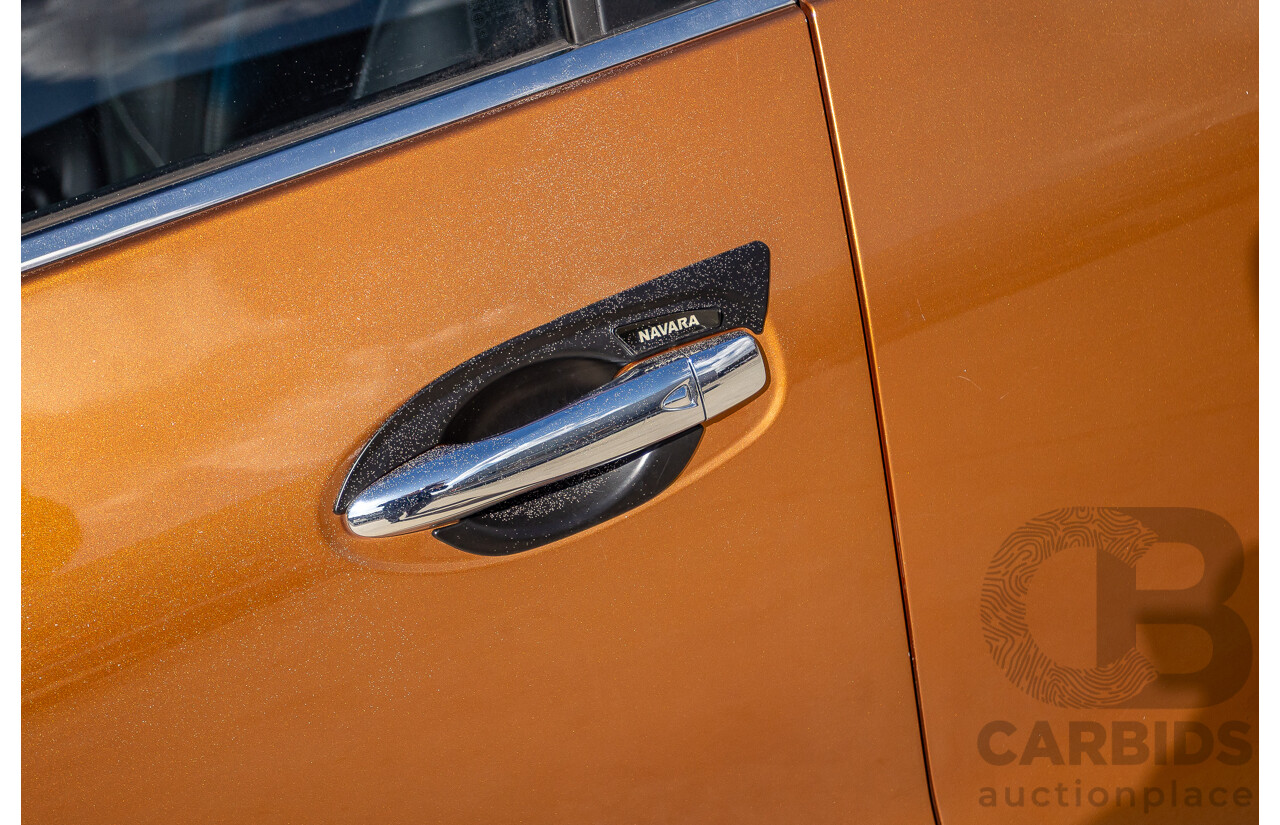 1/2015 Nissan Navara ST-X NP300 D23 4d Dual Cab Utility Hornet Gold Metallic Twin Turbo Diesel 2.3L