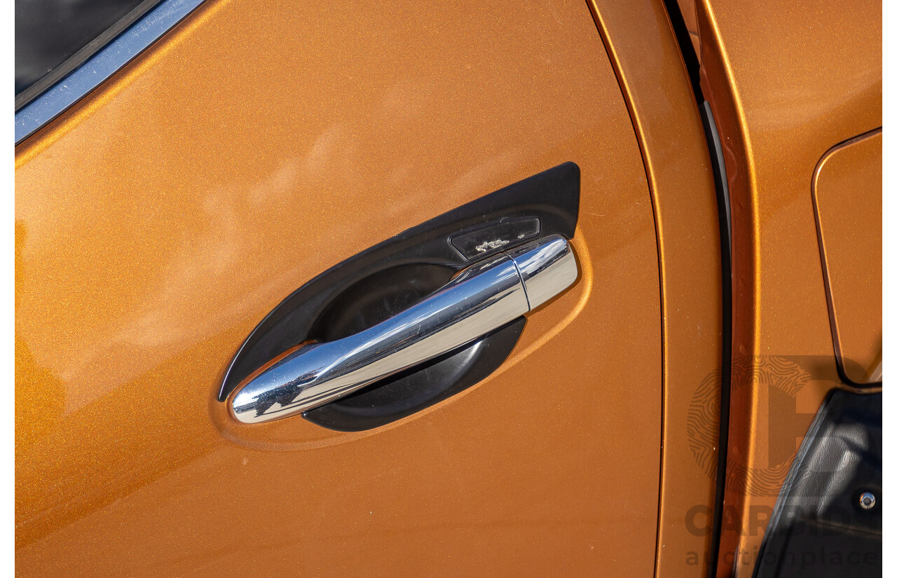 1/2015 Nissan Navara ST-X NP300 D23 4d Dual Cab Utility Hornet Gold Metallic Twin Turbo Diesel 2.3L