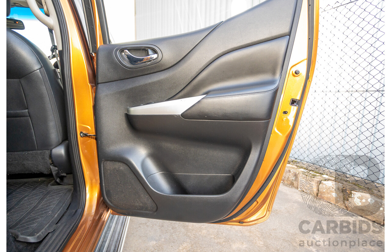 1/2015 Nissan Navara ST-X NP300 D23 4d Dual Cab Utility Hornet Gold Metallic Twin Turbo Diesel 2.3L