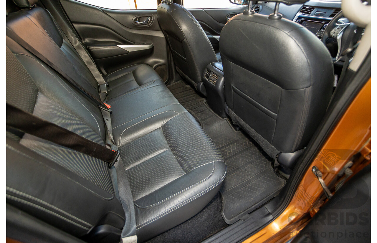 1/2015 Nissan Navara ST-X NP300 D23 4d Dual Cab Utility Hornet Gold Metallic Twin Turbo Diesel 2.3L