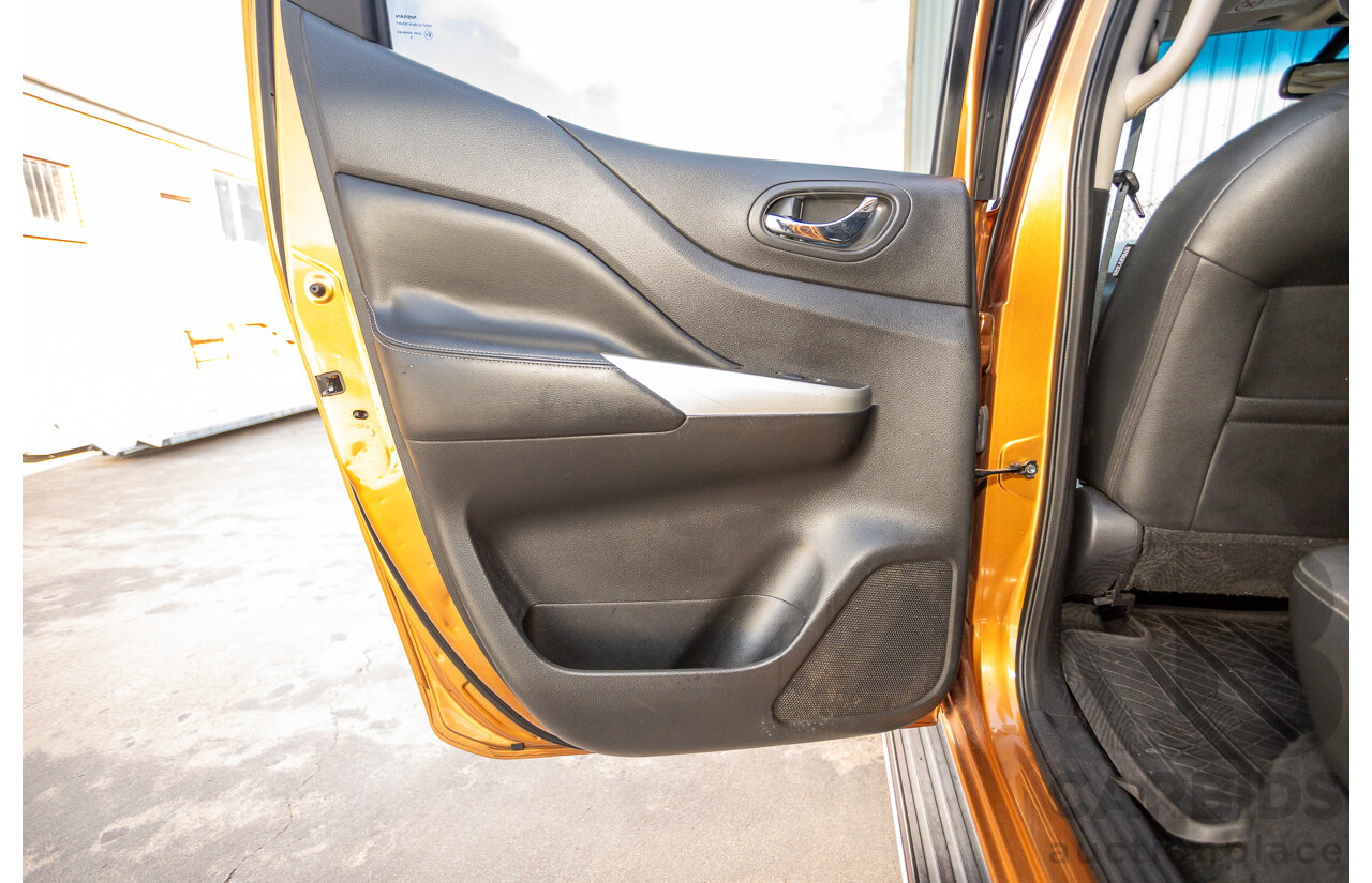 1/2015 Nissan Navara ST-X NP300 D23 4d Dual Cab Utility Hornet Gold Metallic Twin Turbo Diesel 2.3L