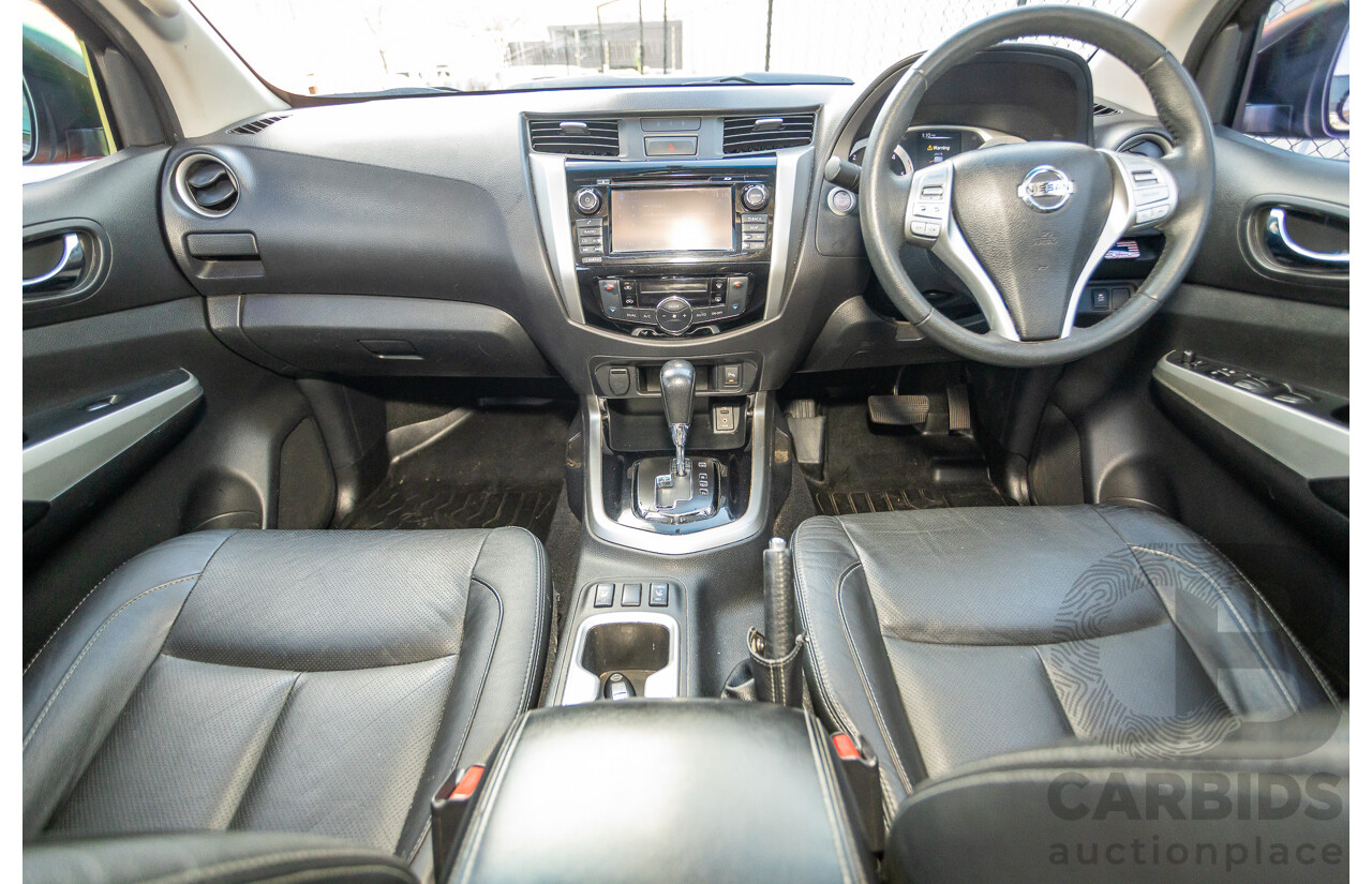 1/2015 Nissan Navara ST-X NP300 D23 4d Dual Cab Utility Hornet Gold Metallic Twin Turbo Diesel 2.3L