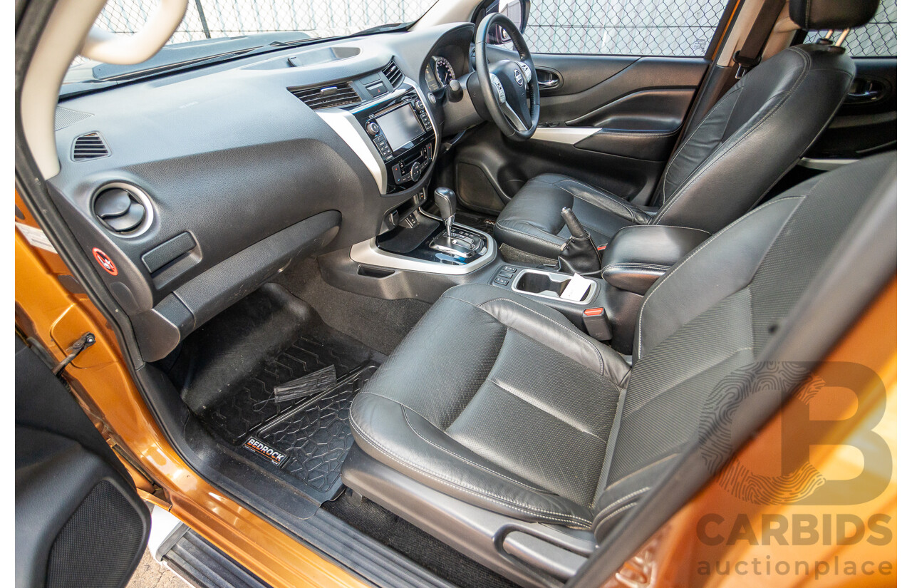 1/2015 Nissan Navara ST-X NP300 D23 4d Dual Cab Utility Hornet Gold Metallic Twin Turbo Diesel 2.3L