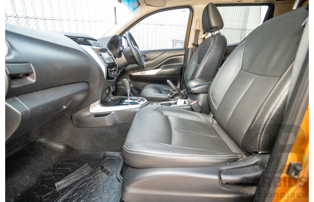 1/2015 Nissan Navara ST-X NP300 D23 4d Dual Cab Utility Hornet Gold Metallic Twin Turbo Diesel 2.3L