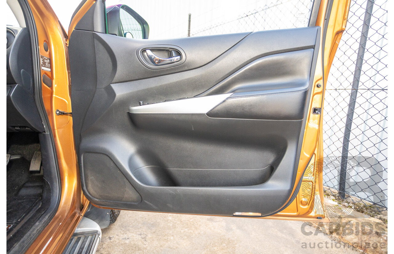 1/2015 Nissan Navara ST-X NP300 D23 4d Dual Cab Utility Hornet Gold Metallic Twin Turbo Diesel 2.3L