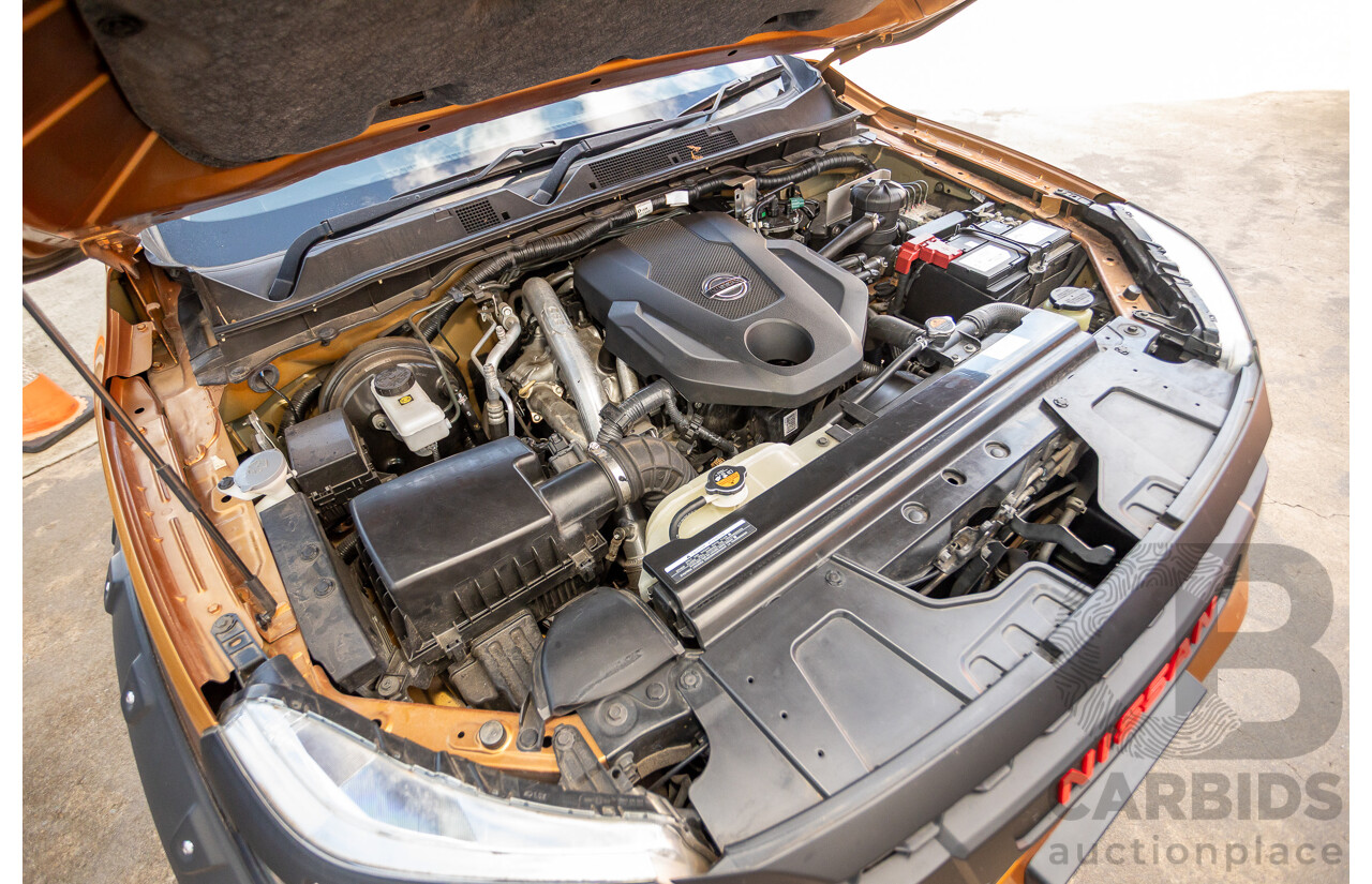 1/2015 Nissan Navara ST-X NP300 D23 4d Dual Cab Utility Hornet Gold Metallic Twin Turbo Diesel 2.3L