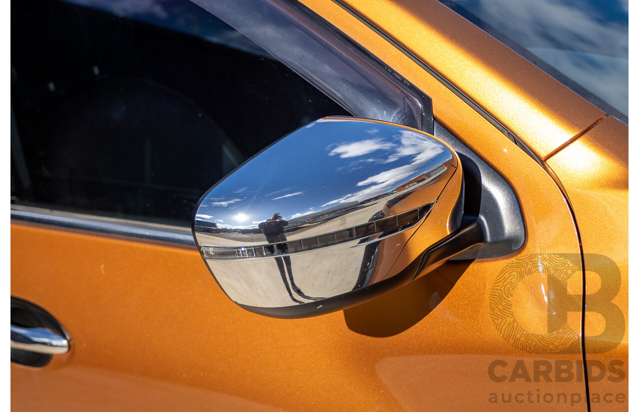 1/2015 Nissan Navara ST-X NP300 D23 4d Dual Cab Utility Hornet Gold Metallic Twin Turbo Diesel 2.3L