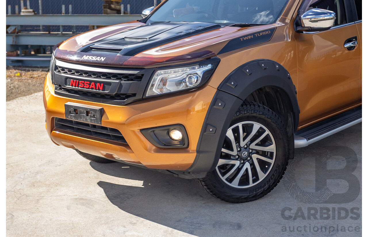 1/2015 Nissan Navara ST-X NP300 D23 4d Dual Cab Utility Hornet Gold Metallic Twin Turbo Diesel 2.3L