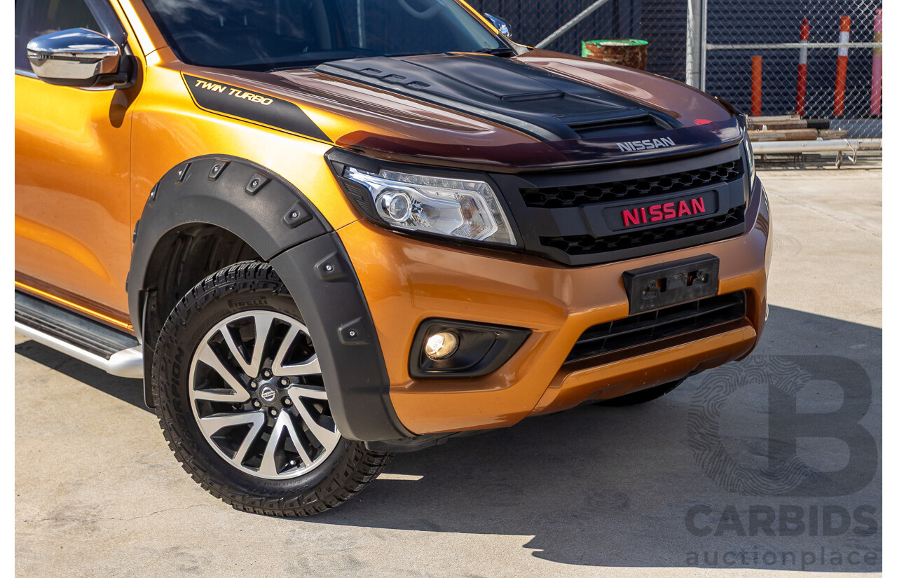 1/2015 Nissan Navara ST-X NP300 D23 4d Dual Cab Utility Hornet Gold Metallic Twin Turbo Diesel 2.3L