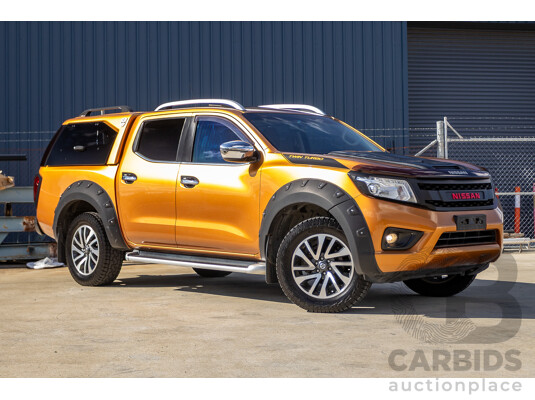 1/2015 Nissan Navara ST-X NP300 D23 4d Dual Cab Utility Hornet Gold Metallic Twin Turbo Diesel 2.3L