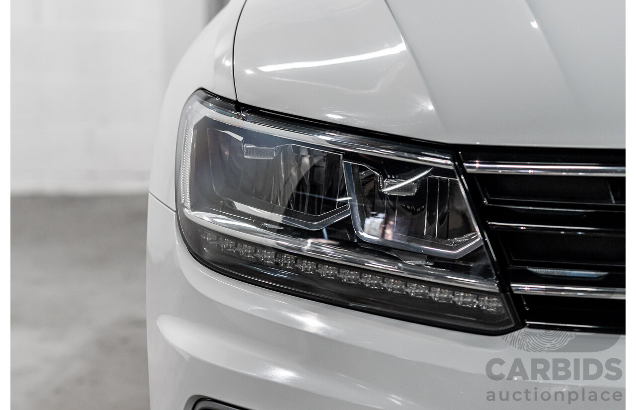 12/2017 Volkswagen Tiguan 162 TSI Sportline (AWD) 5NA MY18 4d Wagon Pure White Turbo 2.0L