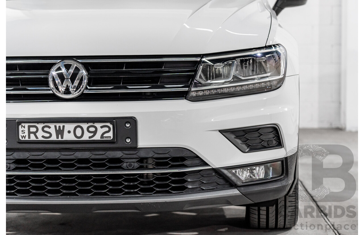12/2017 Volkswagen Tiguan 162 TSI Sportline (AWD) 5NA MY18 4d Wagon Pure White Turbo 2.0L