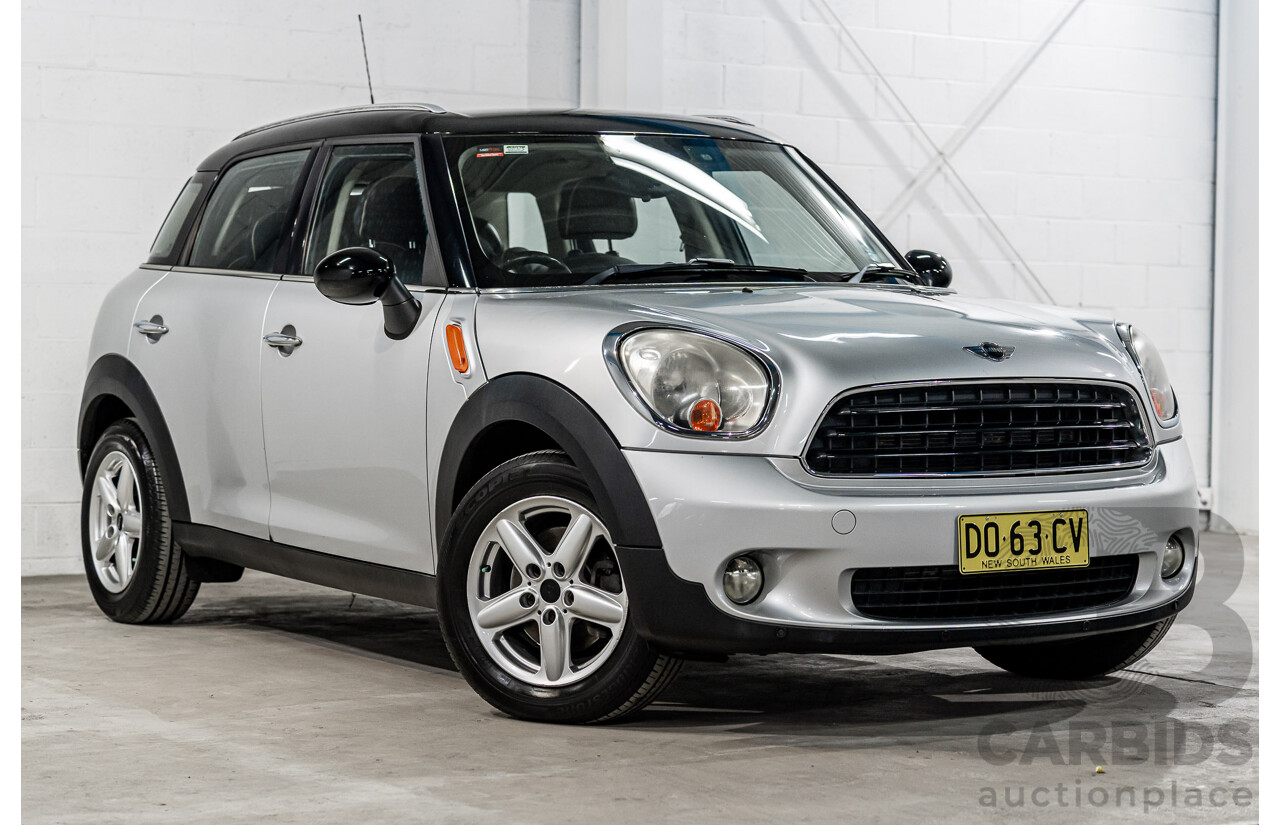 5/2011 Mini Cooper Countryman R60 4d Wagon Crystal Silver Metallic/Absolute Black Roof 1.6