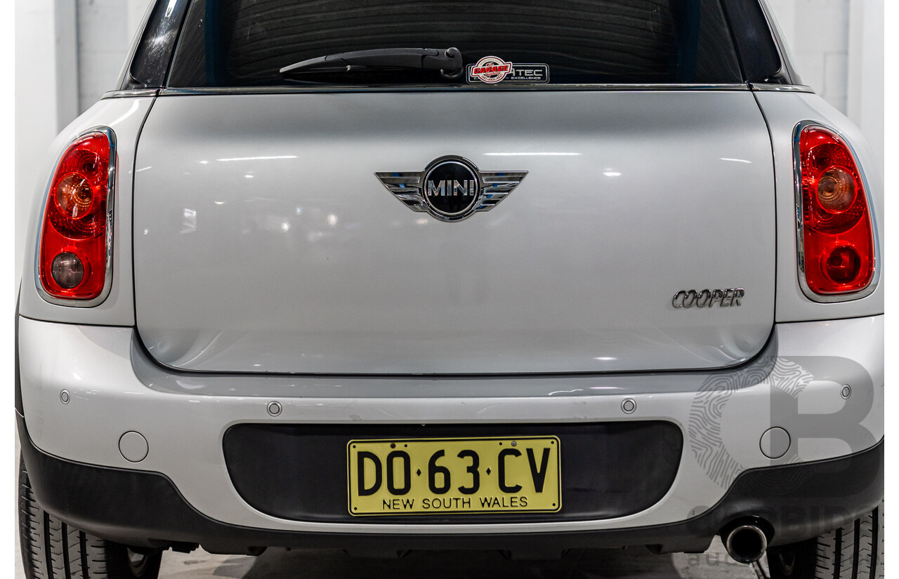 5/2011 Mini Cooper Countryman R60 4d Wagon Crystal Silver Metallic/Absolute Black Roof 1.6