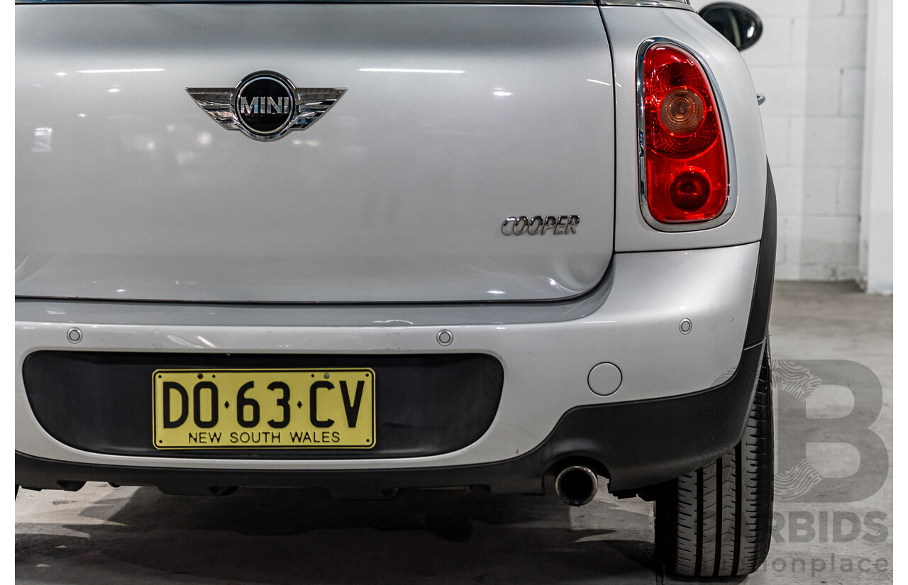5/2011 Mini Cooper Countryman R60 4d Wagon Crystal Silver Metallic/Absolute Black Roof 1.6