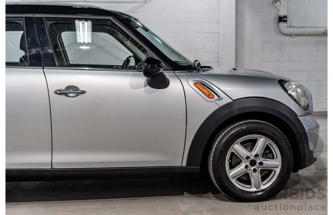 5/2011 Mini Cooper Countryman R60 4d Wagon Crystal Silver Metallic/Absolute Black Roof 1.6