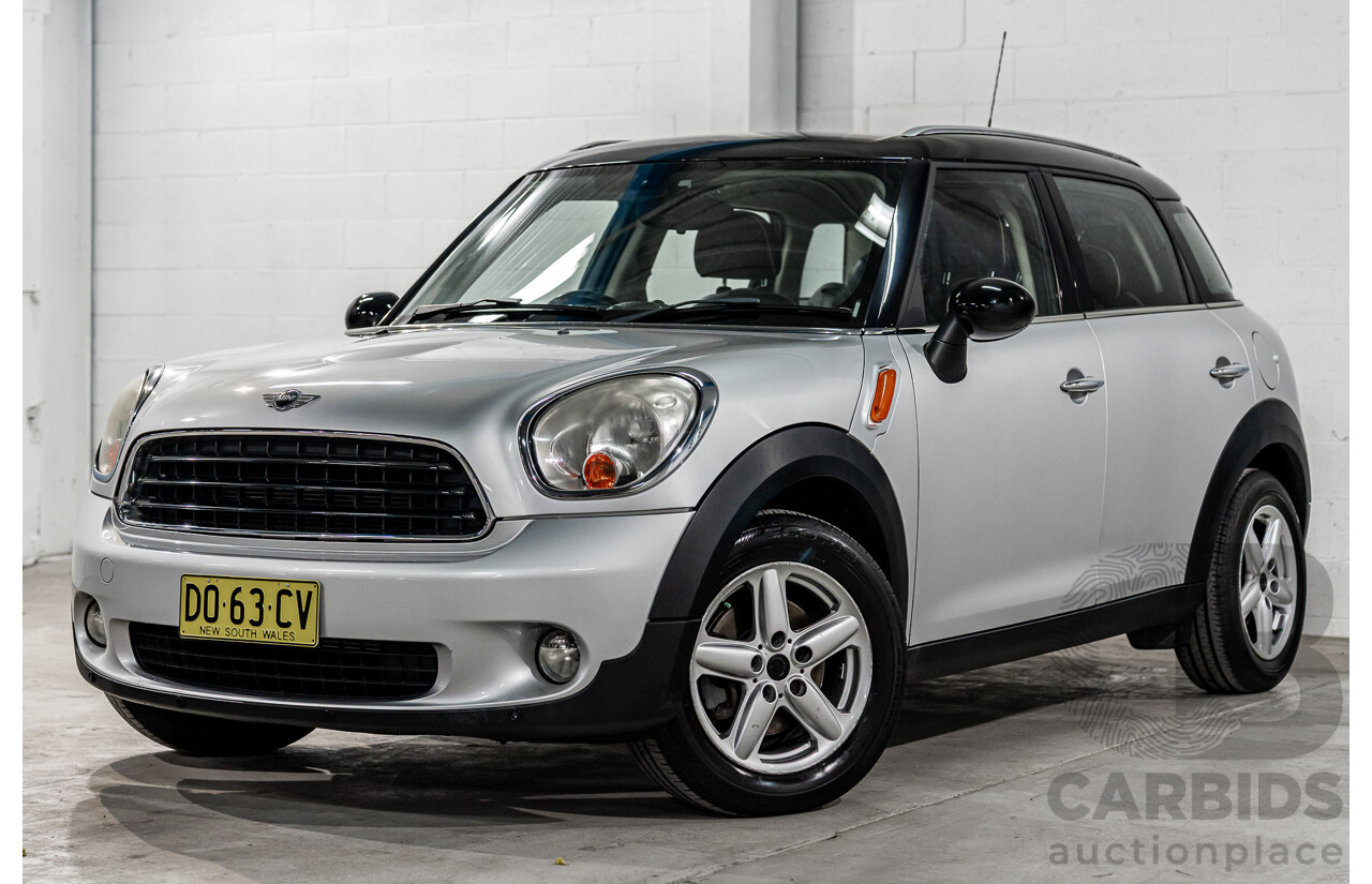5/2011 Mini Cooper Countryman R60 4d Wagon Crystal Silver Metallic/Absolute Black Roof 1.6