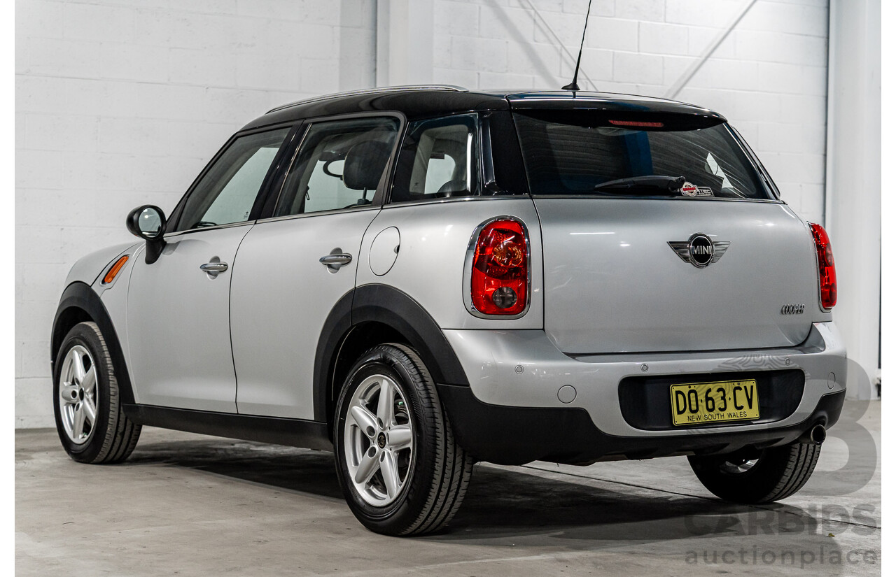 5/2011 Mini Cooper Countryman R60 4d Wagon Crystal Silver Metallic/Absolute Black Roof 1.6