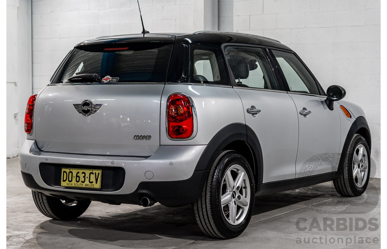 5/2011 Mini Cooper Countryman R60 4d Wagon Crystal Silver Metallic/Absolute Black Roof 1.6