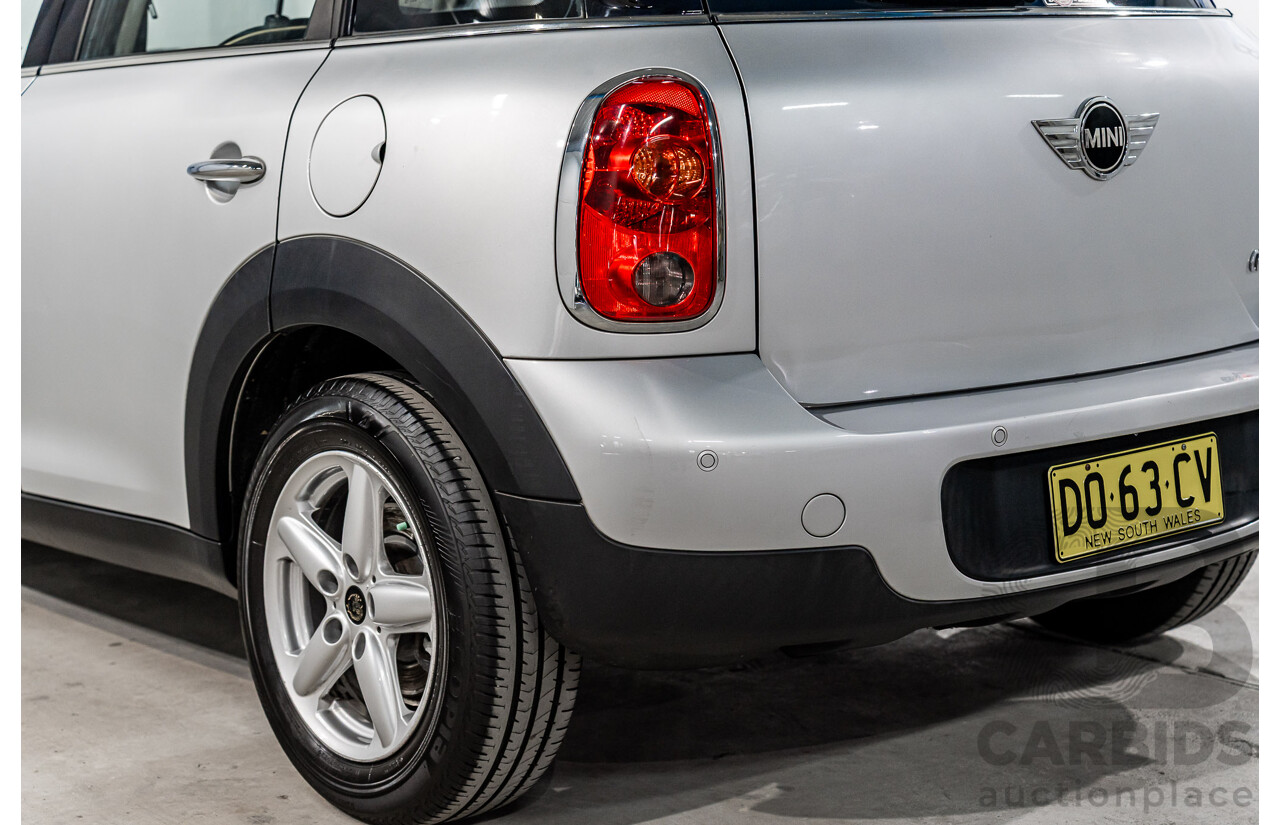 5/2011 Mini Cooper Countryman R60 4d Wagon Crystal Silver Metallic/Absolute Black Roof 1.6