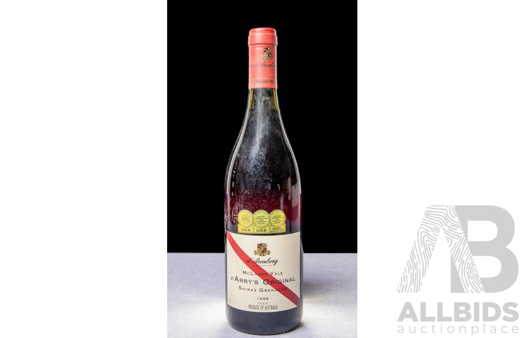 D'Arenburg D'Arrys Original Shiraz Grenache Vintage 1999