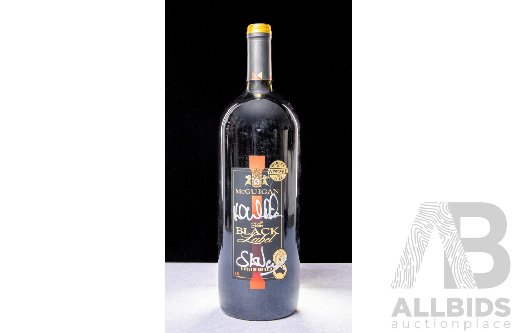 McGuigans Black Label Murray Valley Dry Red Magnum Vintage 2003
