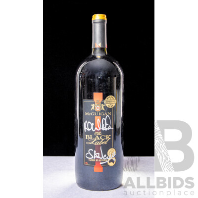 McGuigans Black Label Murray Valley Dry Red Magnum Vintage 2003