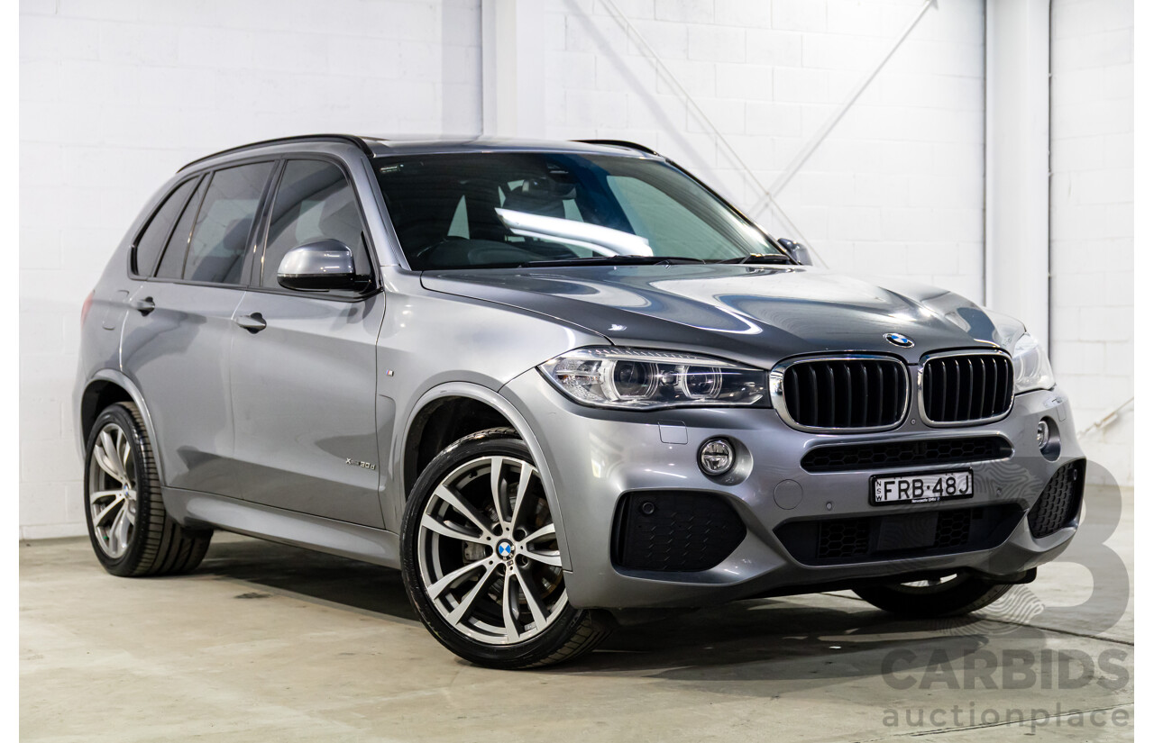 10/2016 BMW X5 Xdrive 30d M Sport (AWD) F15 MY16 4d Wagon Space Grey Metallic Turbo Diesel 3.0L