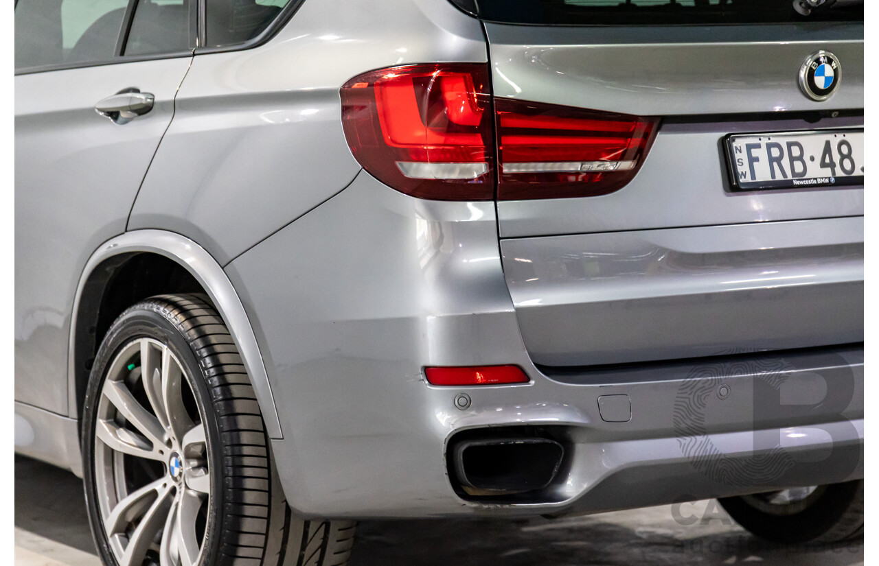 10/2016 BMW X5 Xdrive 30d M Sport (AWD) F15 MY16 4d Wagon Space Grey Metallic Turbo Diesel 3.0L