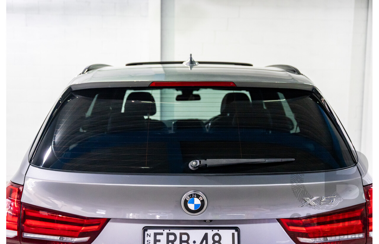 10/2016 BMW X5 Xdrive 30d M Sport (AWD) F15 MY16 4d Wagon Space Grey Metallic Turbo Diesel 3.0L