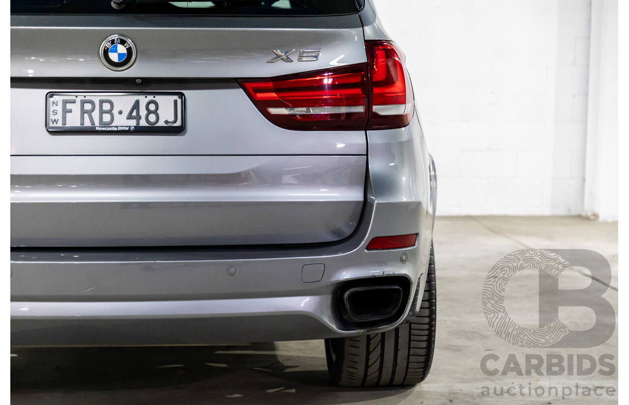 10/2016 BMW X5 Xdrive 30d M Sport (AWD) F15 MY16 4d Wagon Space Grey Metallic Turbo Diesel 3.0L