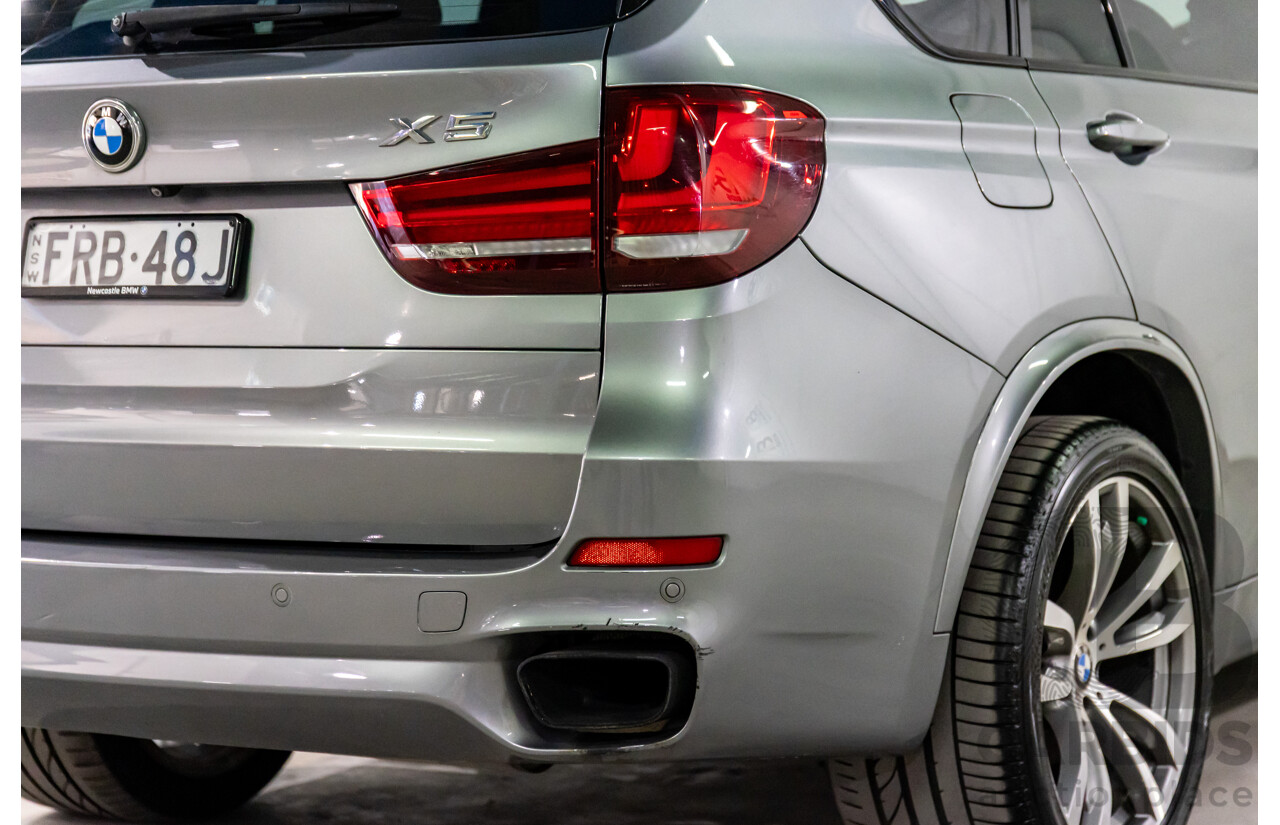 10/2016 BMW X5 Xdrive 30d M Sport (AWD) F15 MY16 4d Wagon Space Grey Metallic Turbo Diesel 3.0L