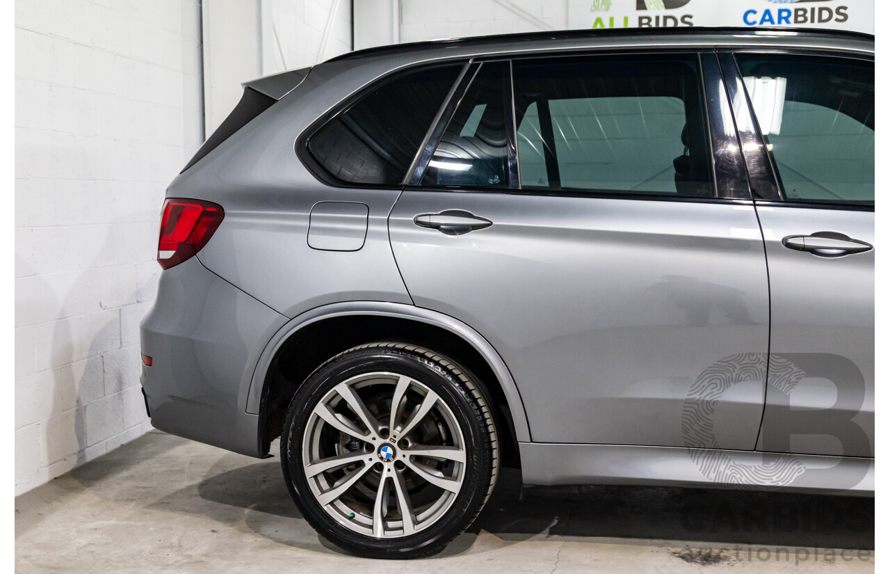 10/2016 BMW X5 Xdrive 30d M Sport (AWD) F15 MY16 4d Wagon Space Grey Metallic Turbo Diesel 3.0L
