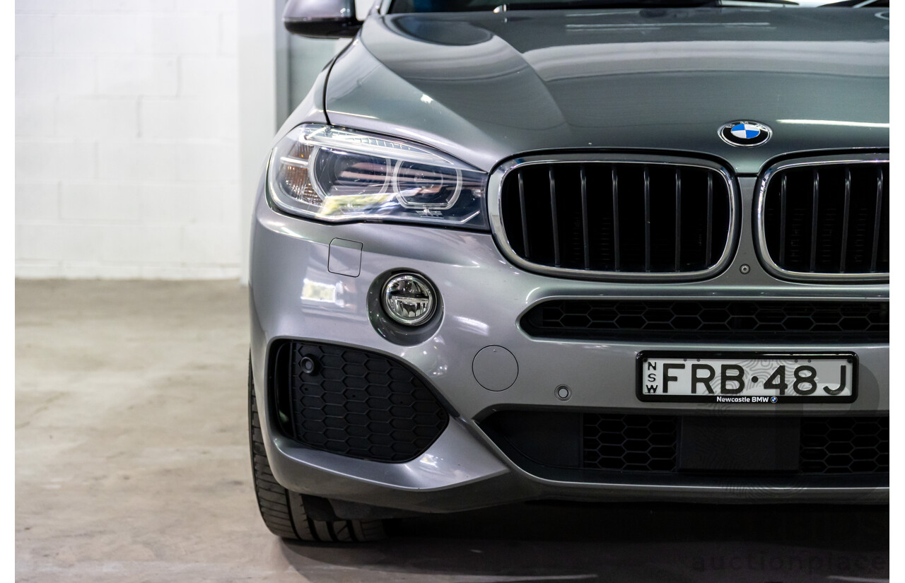 10/2016 BMW X5 Xdrive 30d M Sport (AWD) F15 MY16 4d Wagon Space Grey Metallic Turbo Diesel 3.0L