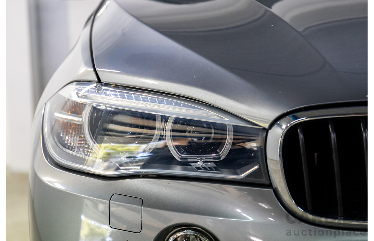 10/2016 BMW X5 Xdrive 30d M Sport (AWD) F15 MY16 4d Wagon Space Grey Metallic Turbo Diesel 3.0L