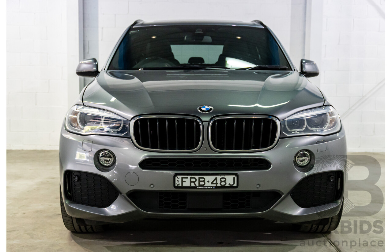 10/2016 BMW X5 Xdrive 30d M Sport (AWD) F15 MY16 4d Wagon Space Grey Metallic Turbo Diesel 3.0L